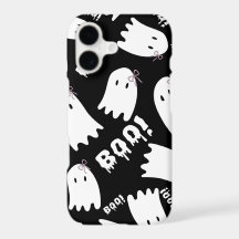 Spookachtige Cute Geest Strikken Patroon iPhone Ho