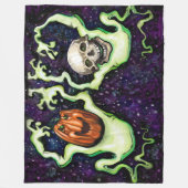 spookachtige dans fleece deken (Voorkant)