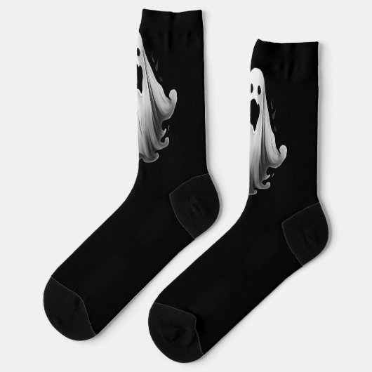 Spookachtige geesten op zwarte sokken (Links)