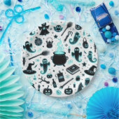 Spookachtige gloed papieren bordje (Feest)