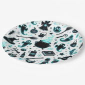 Spookachtige gloed papieren bordje (Gekanteld)