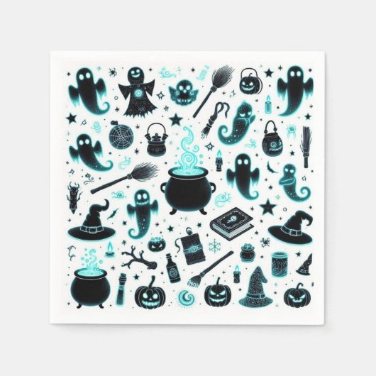 Spookachtige gloed servet (Voorkant)