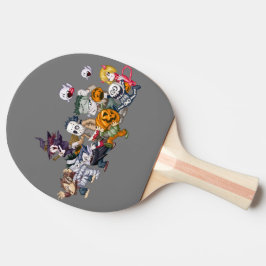 Spookachtige Grip: Halloween Ping Pong Paddle Tafeltennisbatje