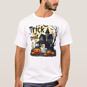 Spookachtige Halloween-avond in het spookachtige h T-shirt