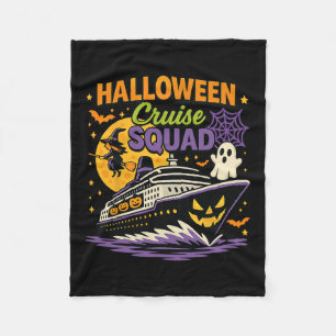 Spookachtige Halloween Cruise Squad Matching Cruis Fleece Deken