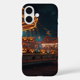 Spookachtige Halloween Fair iPhone 16 Hoesje