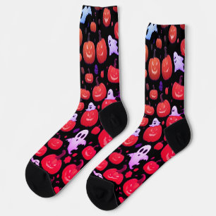 Spookachtige Halloween Fun Sokken Roze