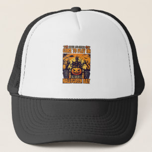 Spookachtige Halloween Komen Spelen Oktober Geheug Trucker Pet