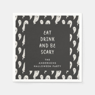 Spookachtige Halloween partijHalloween servetten
