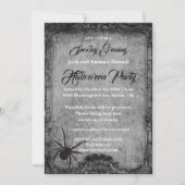  spookachtige Halloween Party Invitation Kaart (Achterkant)