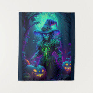 Spookachtige Halloween spookachtige Scare Crow Wandkleed
