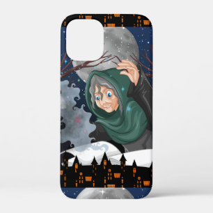 Spookachtige Heks & Geheime Huis Halloween🌙 iPhone 12 Mini Hoesje
