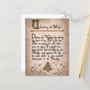 spookachtige heksen spellen Halloween Feestdagenkaart