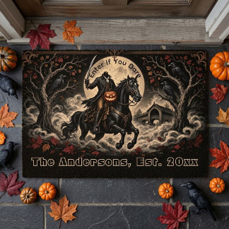 Spookachtige Hollow Rider | Halloween Binnen Als J Deurmat