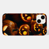 Spookachtige pompoengloed Case-Mate iPhone case (Achterkant (horizontaal))
