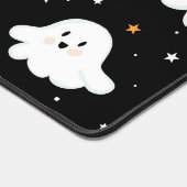 Spookachtige Schattigee Halloween Ghost Cloudy Sta Bureaumat (Hoek)