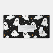 Spookachtige Schattigee Halloween Ghost Cloudy Sta Bureaumat (Keyboard & Muis)