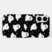 Spookachtige Schattigee Halloween Ghost Cloudy Sta Case-Mate iPhone Case (Achterkant (horizontaal))