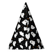 Spookachtige Schattigee Halloween Ghost Cloudy Sta Feesthoedjes (Achterkant)