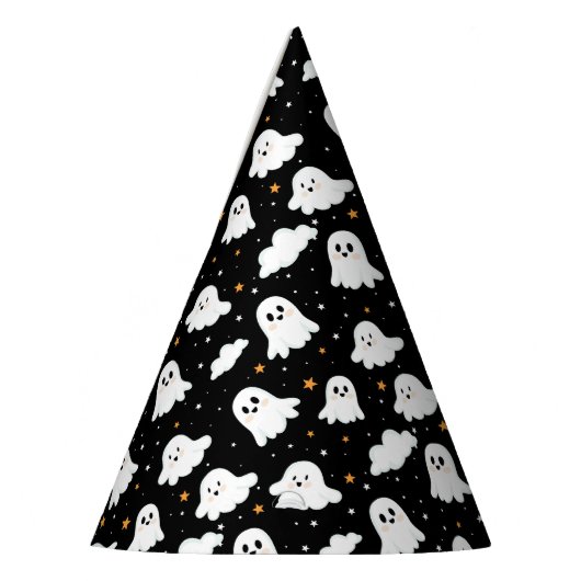 Spookachtige Schattigee Halloween Ghost Cloudy Sta Feesthoedjes (Links)