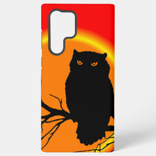 Spookachtige uil samsung galaxy hoesje
