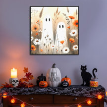 Spookachtige Zoete Boho Geesten in Herfstweide