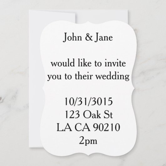 spookachtige zwarte halloween huwelijksuitnodiging kaart (Achterkant)