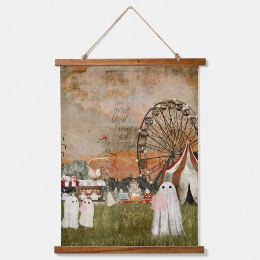 spookbeurs hangend wandkleed (Voorkant)