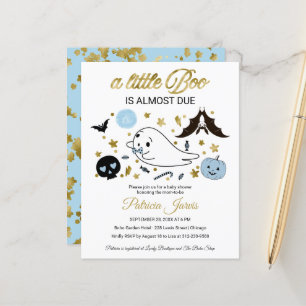 Spookbudget Halloween Baby Shower Uitnodiging