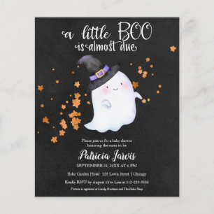 Spookbudget Halloween Baby Shower Uitnodiging