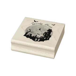 Spookdecoratie van Hauntingly Fun Rubberstempel