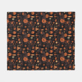 Spookdorp fleece deken (Voorkant (Horizontaal))