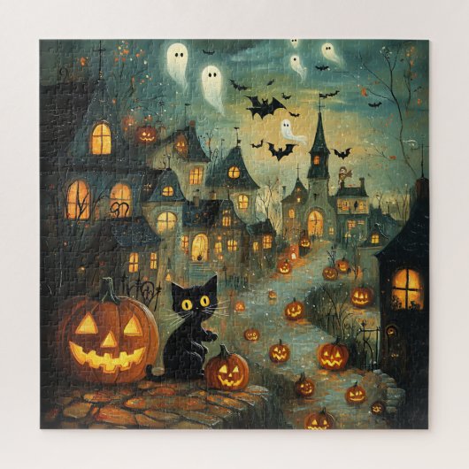 Spookdorp puzzel (Verticaal)