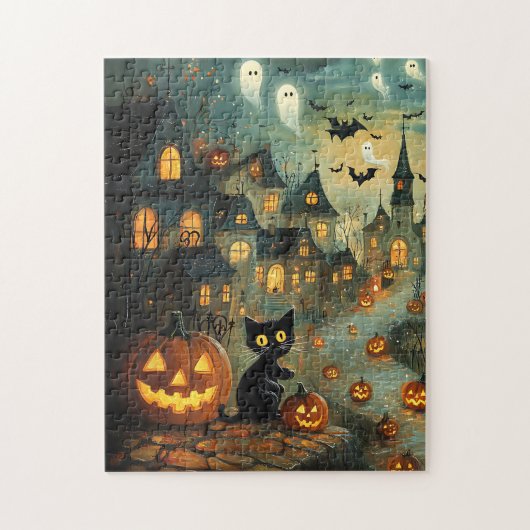 Spookdorp puzzel (Verticaal)