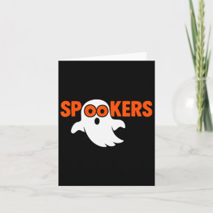 Spookers Funny Ghost Occult Horror Halloween Kaart
