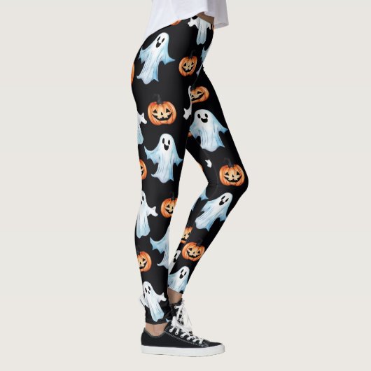 spookfeest in het zwart leggings (Rechts)