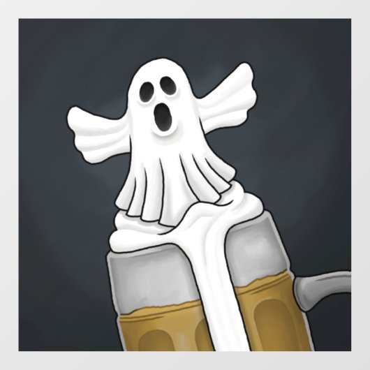 Spookfeest Spoken Raamsticker (Vel)
