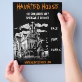 SPOOKHUIS FLYER (Hand)