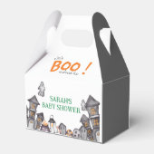 Spookhuis Halloween Baby shower Herfst Thema Bedankdoosjes (Achterkant)