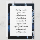 Spookhuis Halloween feest Kaart (Achterkant)