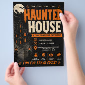 Spookhuis Halloween Flyer (Hand)