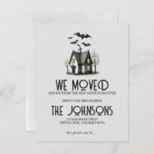 spookhuis in beweging aankondiging (Voorkant / Achterkant)