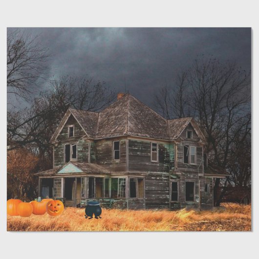 spookhuis inpakpapier (Vlak)