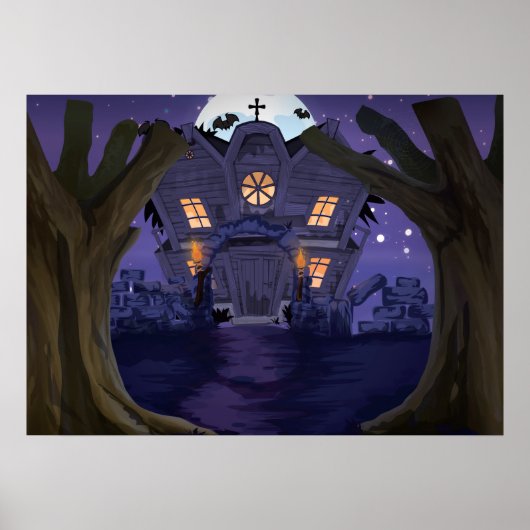 spookhuis poster (Voorkant)