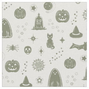 Spookie Things Patroon - Salie + Wijn Stof