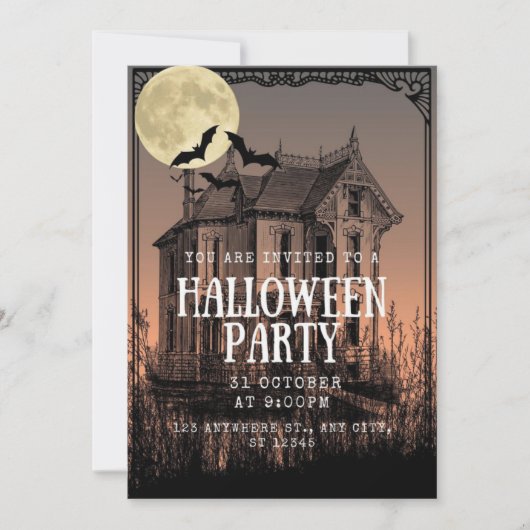 Spookiest Night of the Year Invitation (Devant)