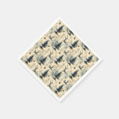 Spookige kerstboom servet (Hoek)