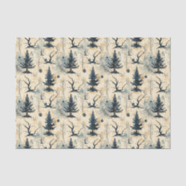 Spookige kerstboom tissuepapier