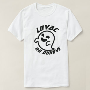 spookjager in het Bosnisch, lovac na duhove T-shirt