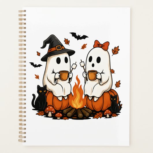 Spookkampvuur Halloween Planner (Voorkant)